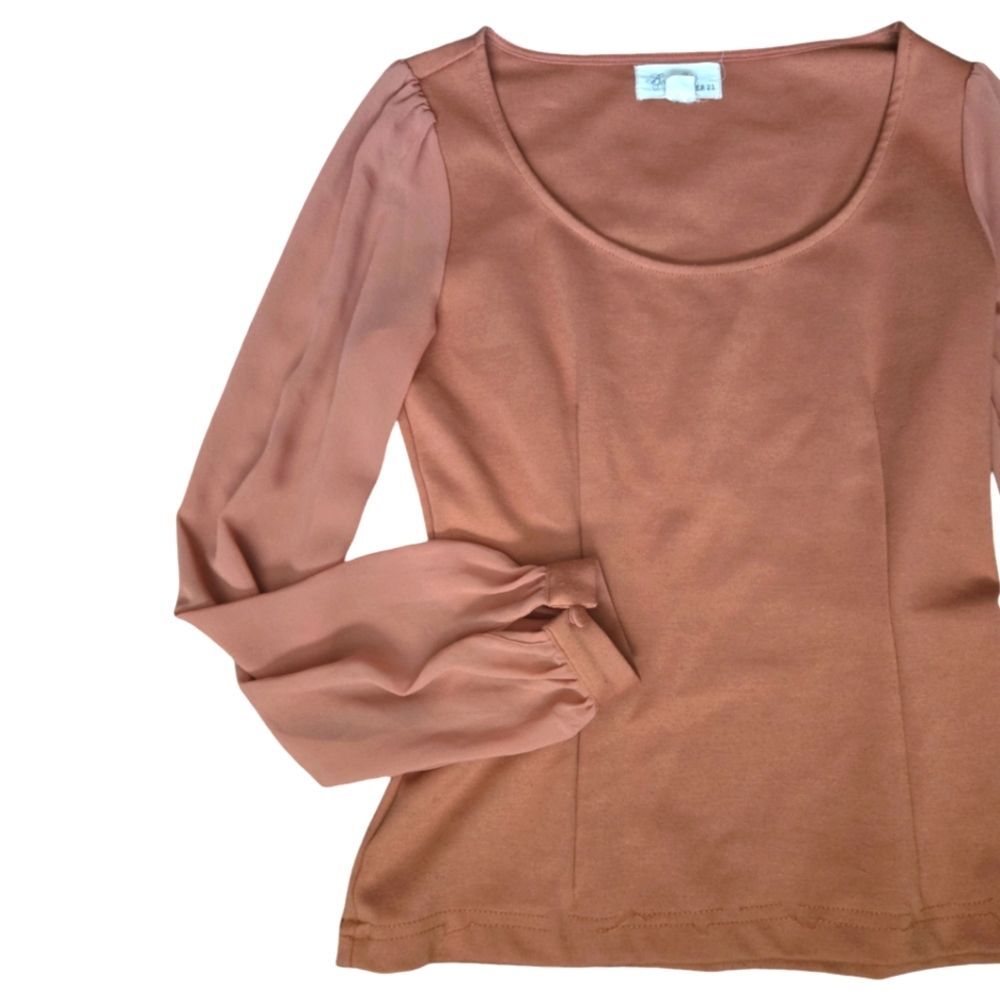 BOTIQUE FOREVER 21 MUSTARD BLOUSE - S